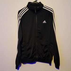 Adidas track jacket size large